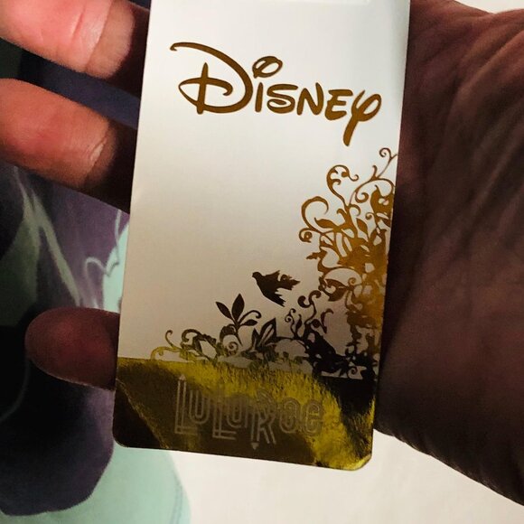 LulaRoe randy shirt Disney mid sleeve new with tags blue pink extra small READ - Picture 5 of 11